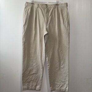 Vintage Polo Chino Ralph Lauren Men's Pants 40x30 Khaki Casual Pleated